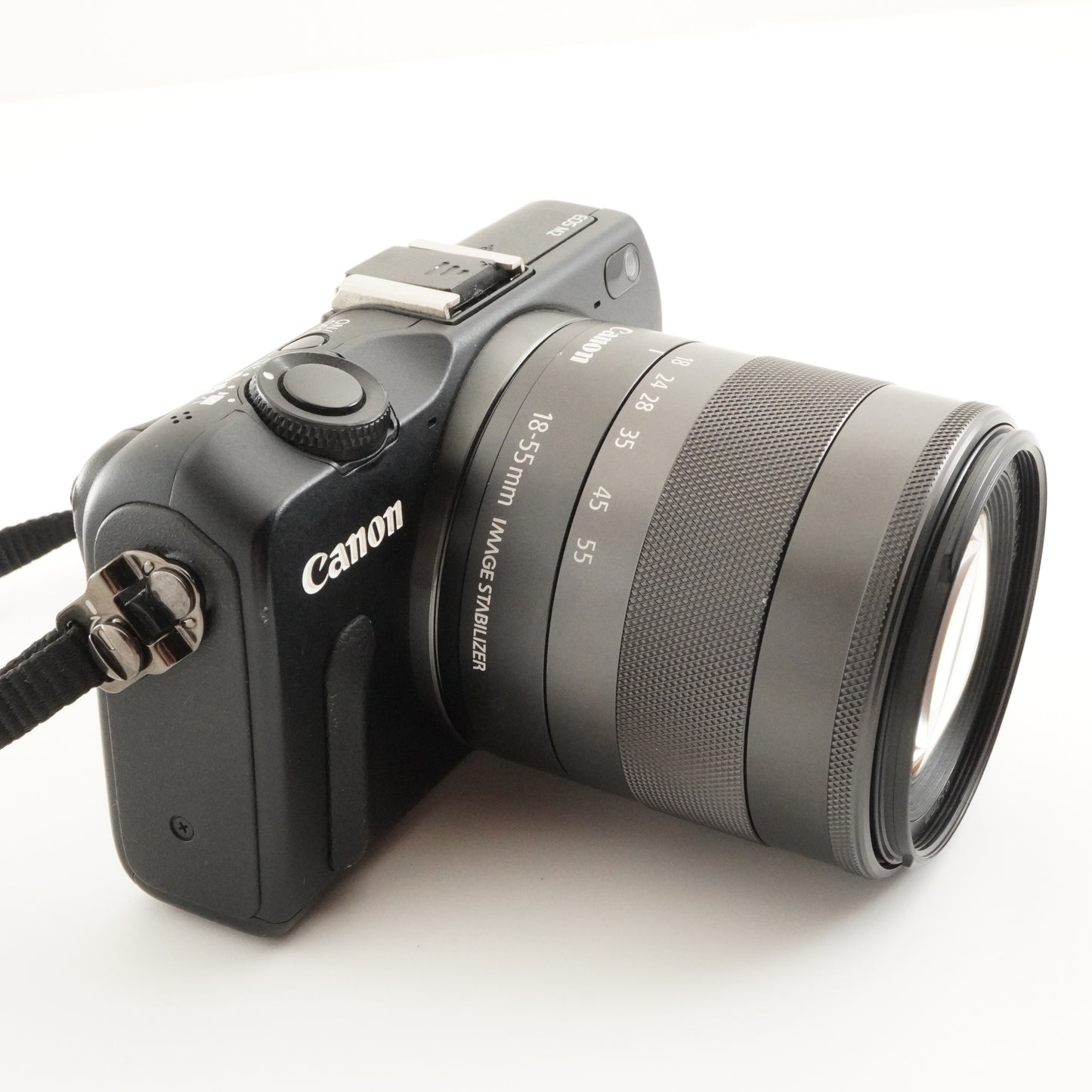 Canon EOS M2 Black + EF-M 18-55mm IS STM + Speedlite 90EX from Japan #5423