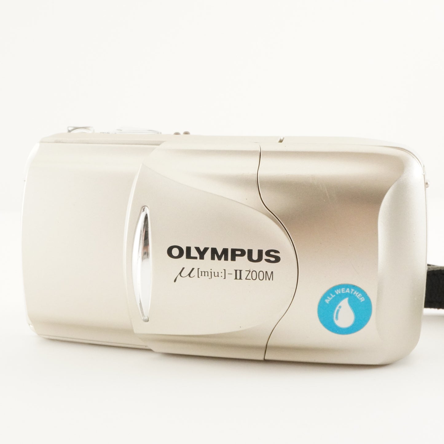 OLYMPUS mju II ZOOM [mju;] + RC-200 Point & Shoot Film Camera from Japan #7335