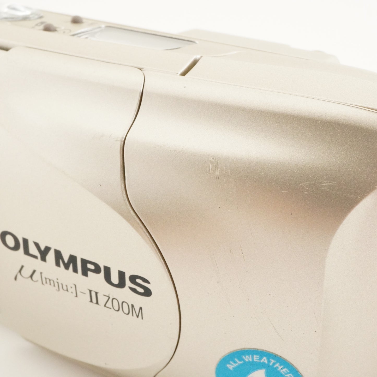 OLYMPUS mju II ZOOM [mju;] + RC-200 Point & Shoot Film Camera from Japan #7335
