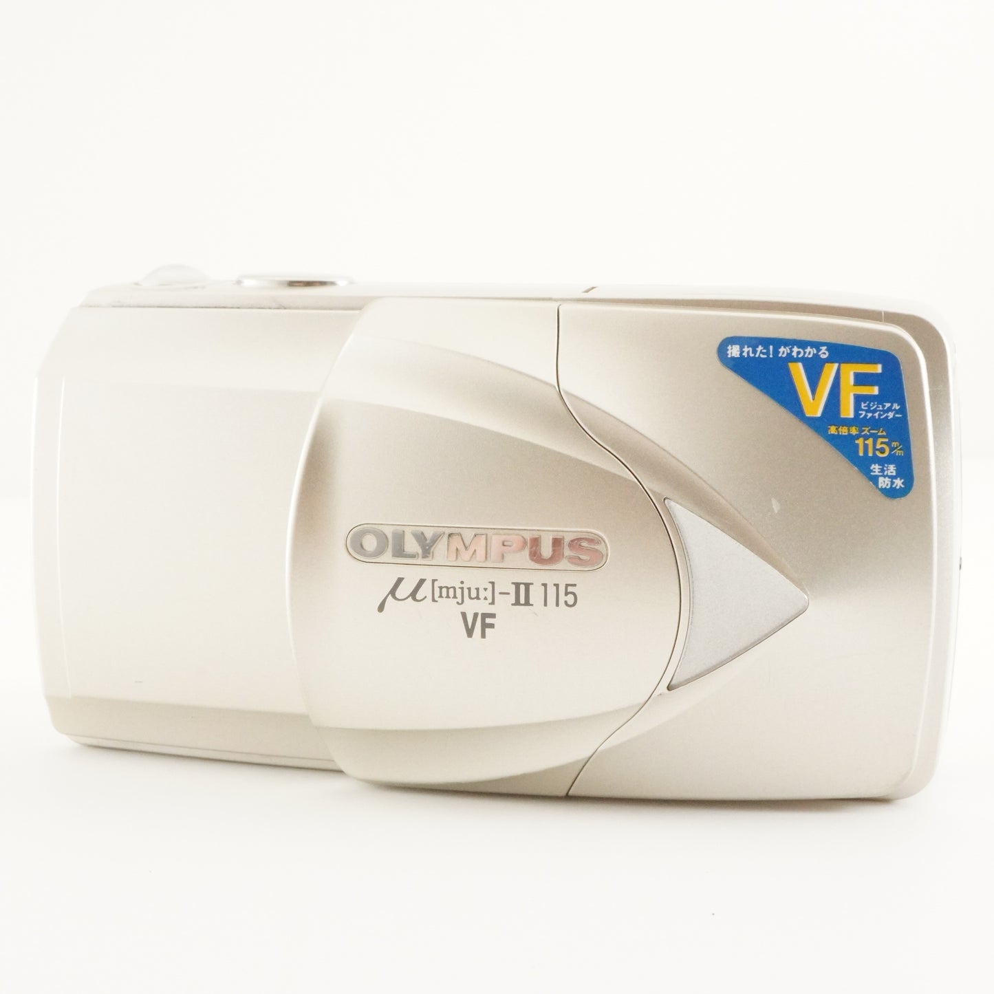 OLYMPUS mju II 115VF [mju:] With Case Point & Shoot Film Camera from Japan #7379