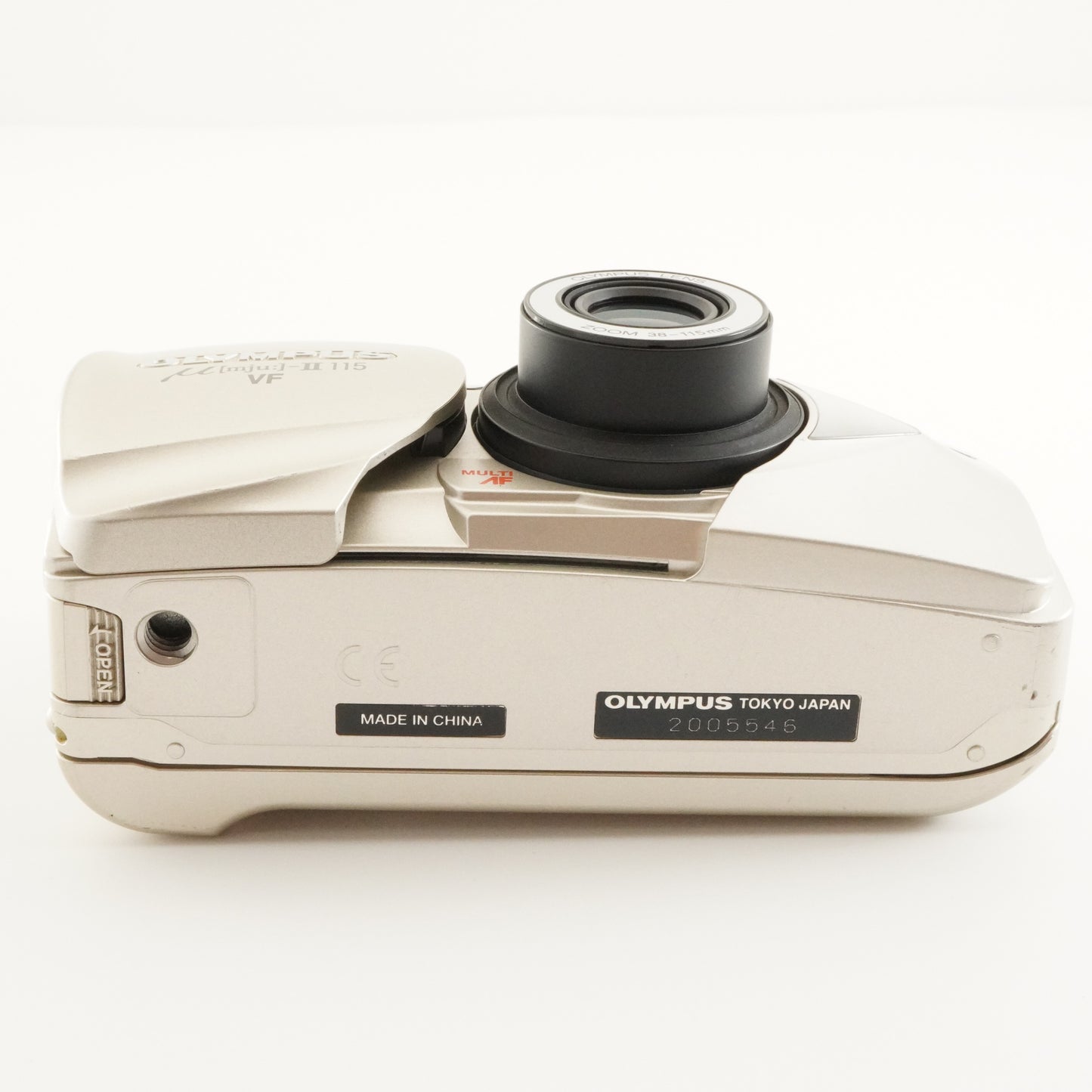 OLYMPUS mju II 115VF [mju:] With Case Point & Shoot Film Camera from Japan #7379