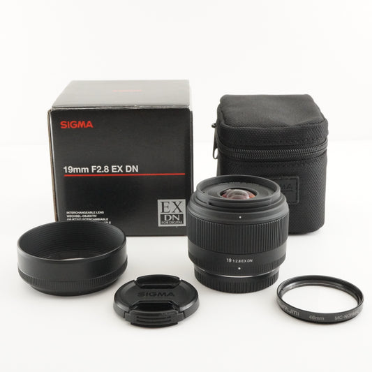 SIGMA 19mm F2.8 EX DN In Box For Micro Four Thirds AF Lens from Japan #4364