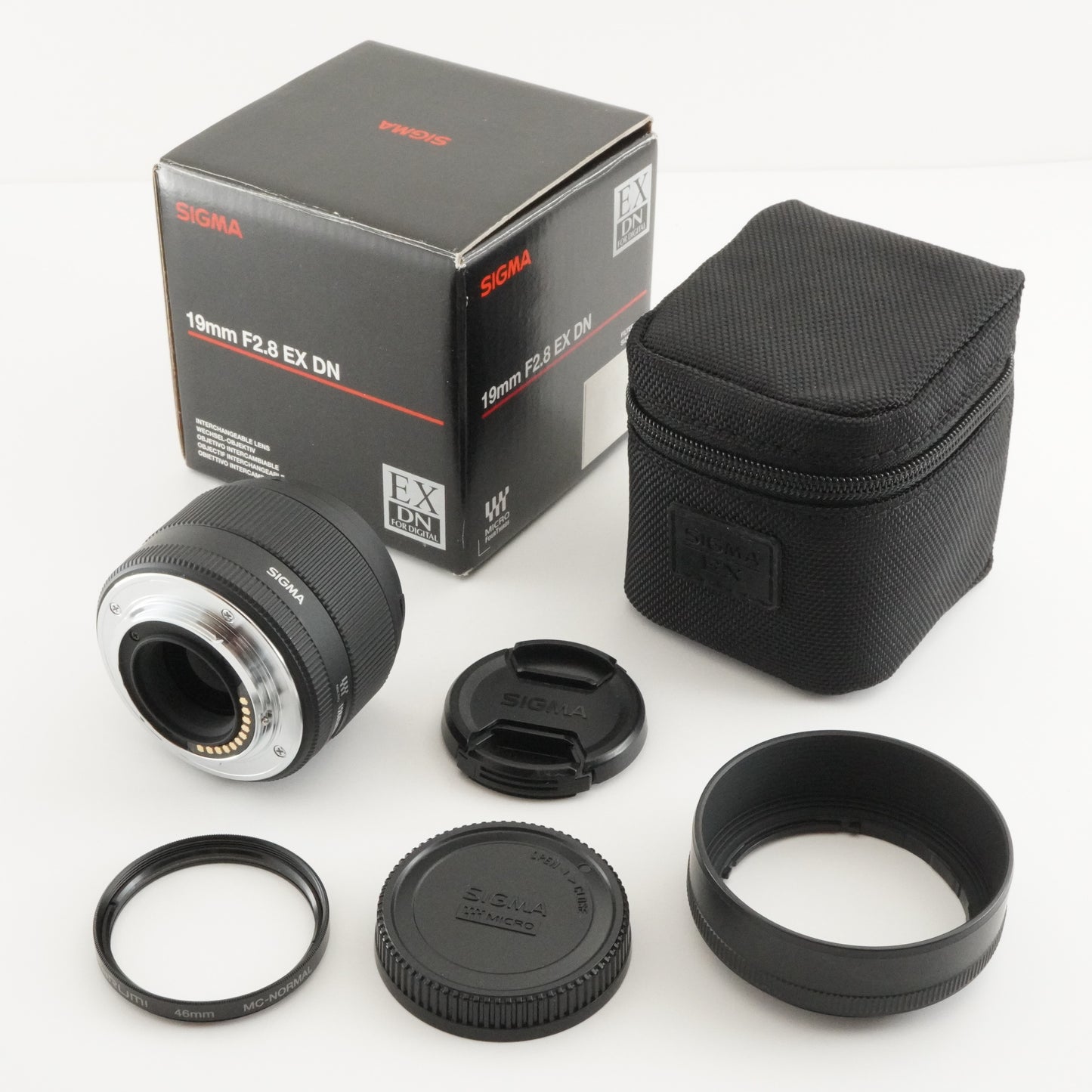 SIGMA 19mm F2.8 EX DN In Box For Micro Four Thirds AF Lens from Japan #4364