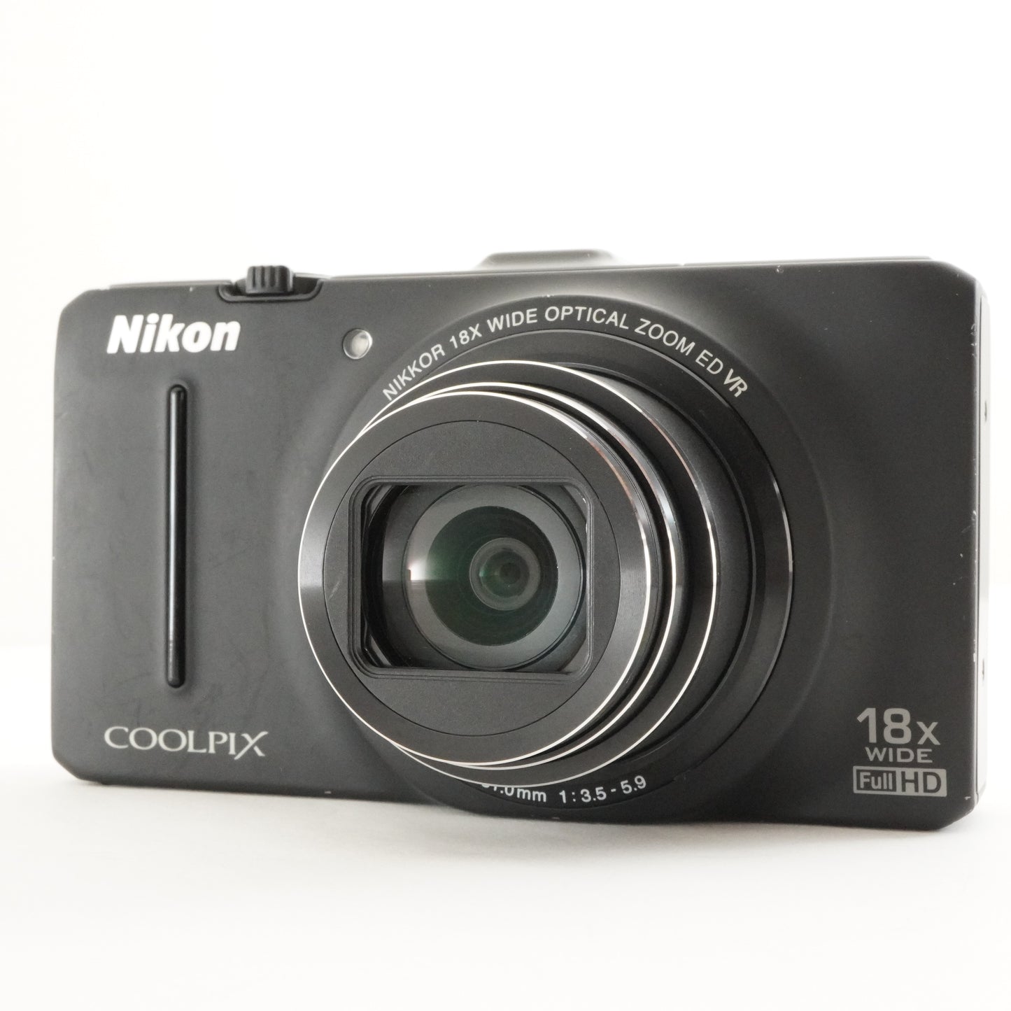 Nikon COOLPIX S9300 Black With 4GB SDHC Card Digital Camera from Japan #2767