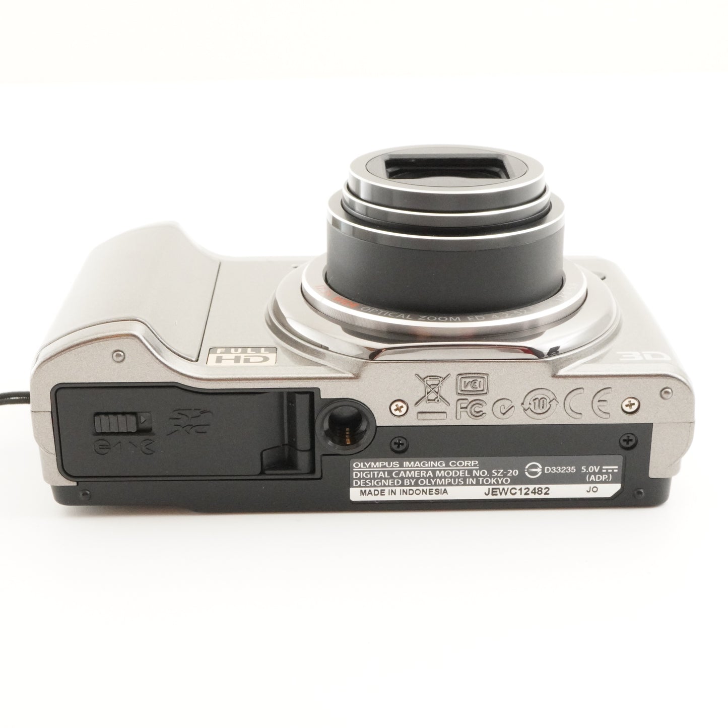 OLYMPUS SZ-20 Silver With 4GB SDHC Card Digital Camera from Japan #5645