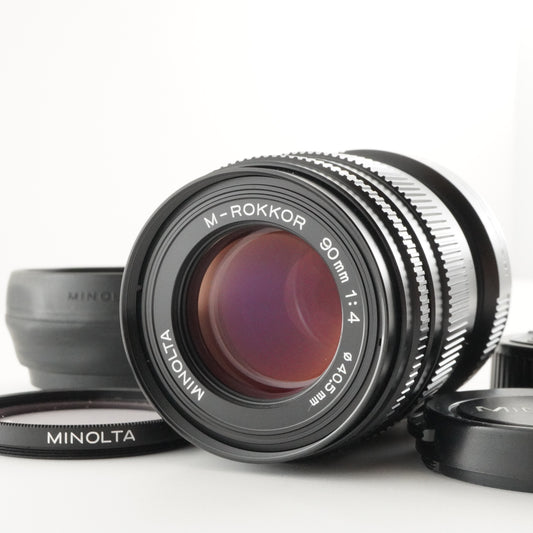 MINOLTA M-ROKKOR 90mm F4 For Leica M MF Prime Lens from Japan #4357