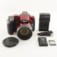 Nikon COOLPIX P600 Red With 4GB SDHC Card Digital Camera from Japan #2734