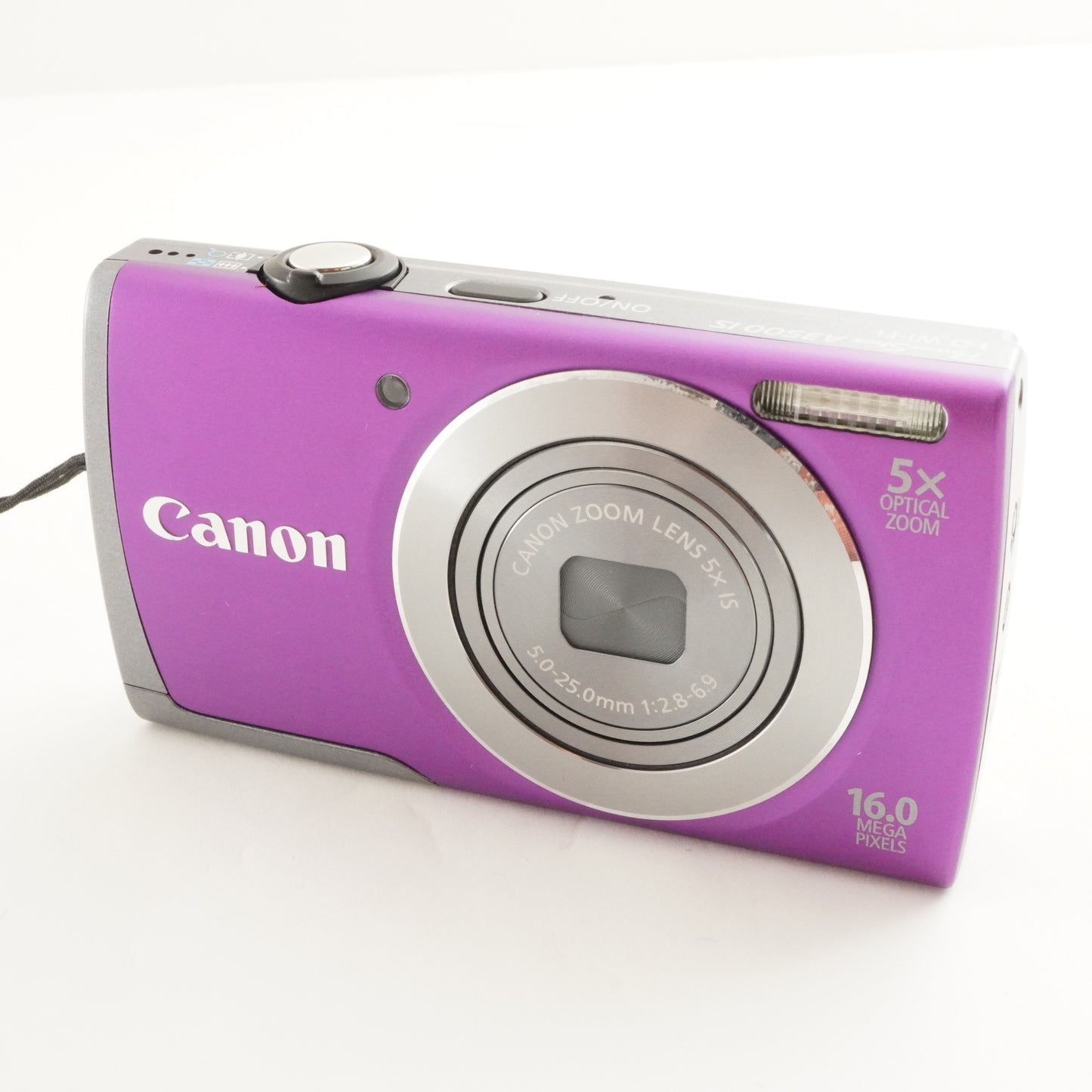 Canon PowerShot A3500 IS Purple In Box With 4GB SDHC Card from Japan #2736