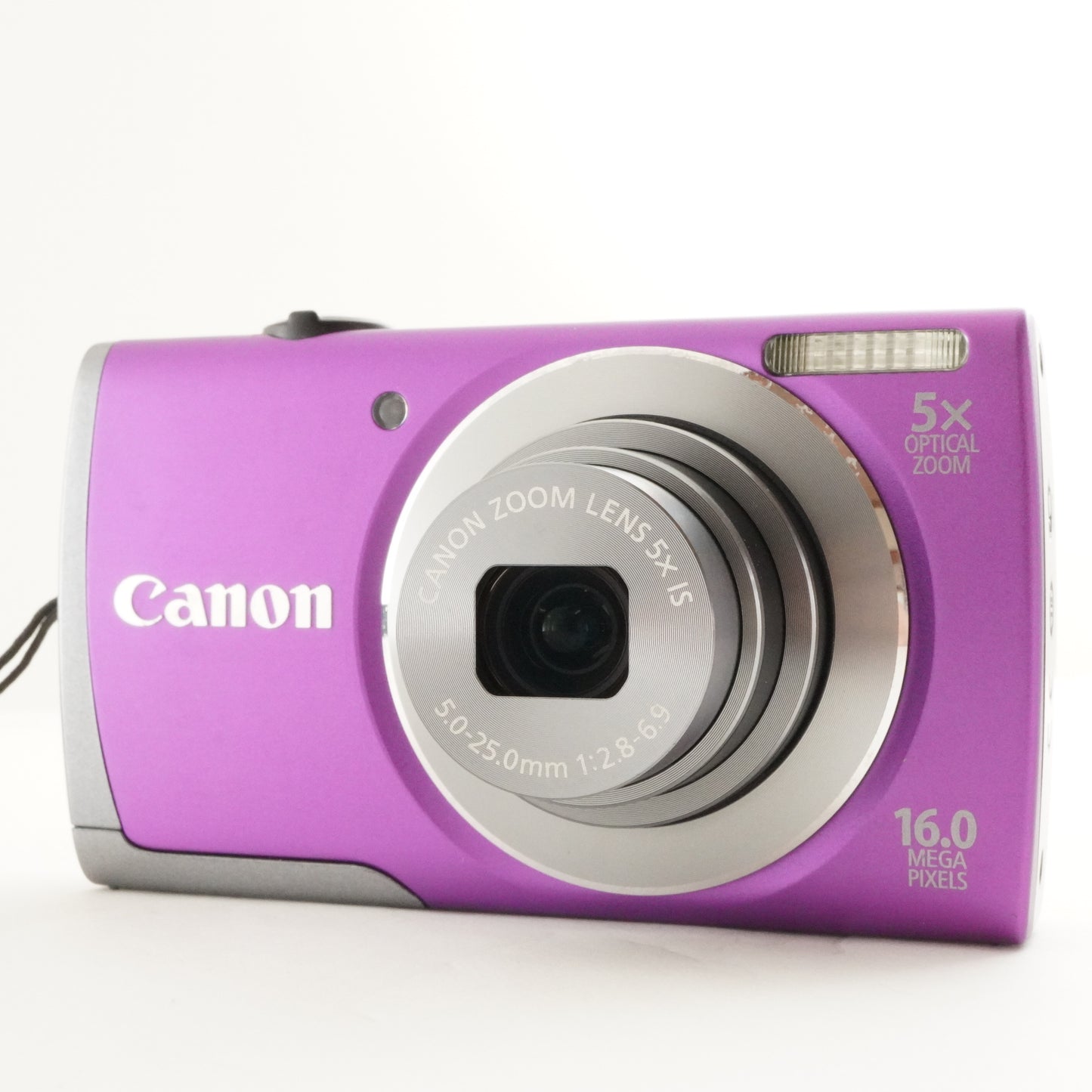 Canon PowerShot A3500 IS Purple In Box With 4GB SDHC Card from Japan #2736