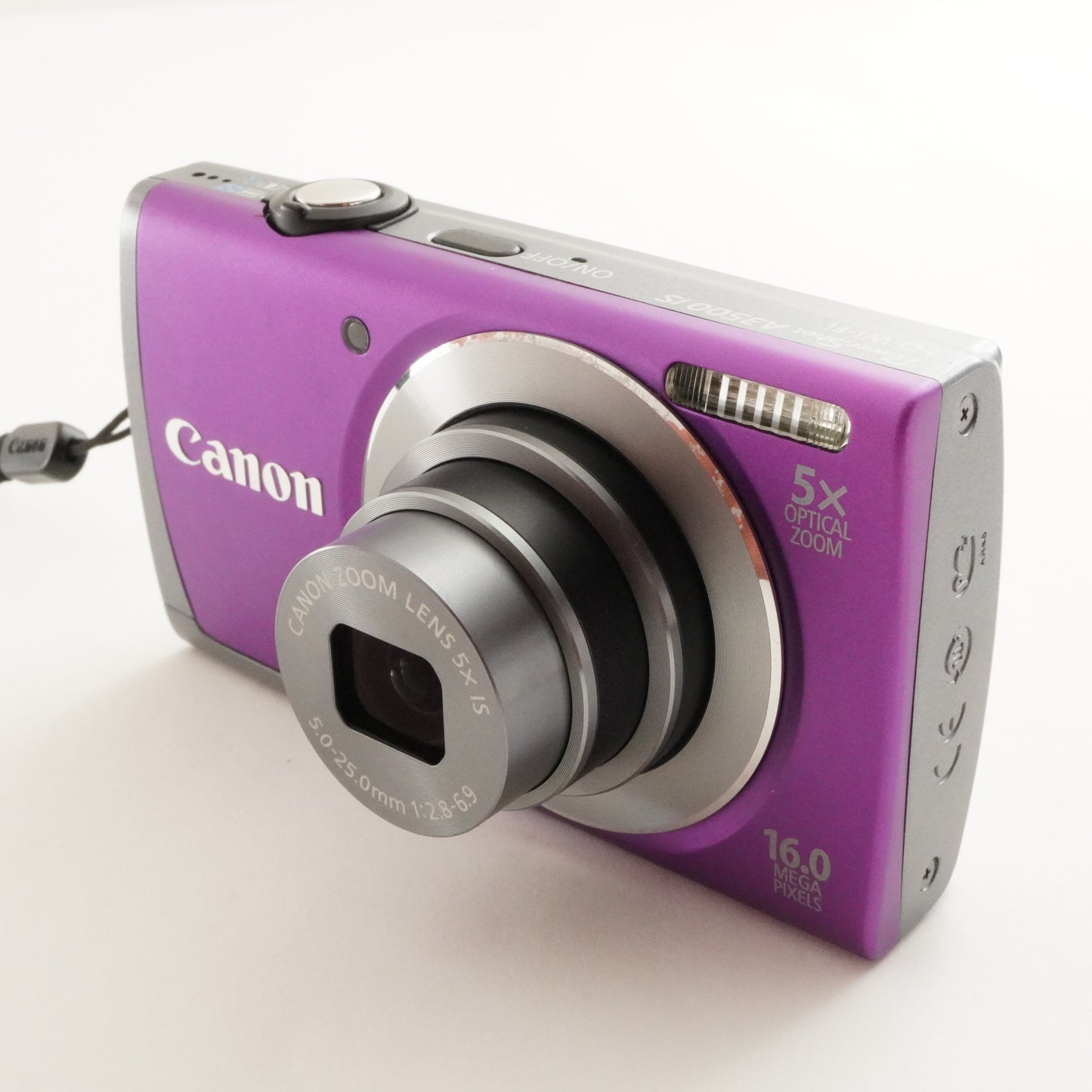 Canon PowerShot A3500 IS Purple In Box With 4GB SDHC Card from Japan #2736