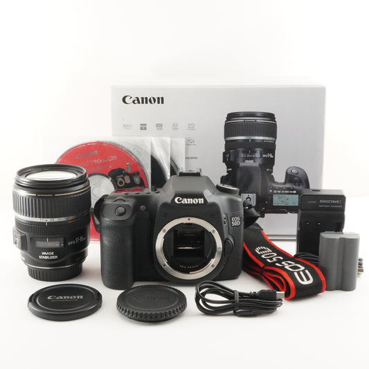 [S/C 4,976] Canon EOS 50D + EF-S 17-85mm F4-5.6 IS USM In Box from Japan #4133