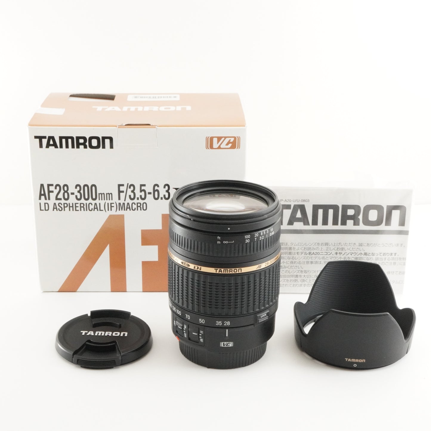 TAMRON AF 28-300mm F3.5-6.3 XR Di VC LD A20 In Box For Canon from Japan #4346
