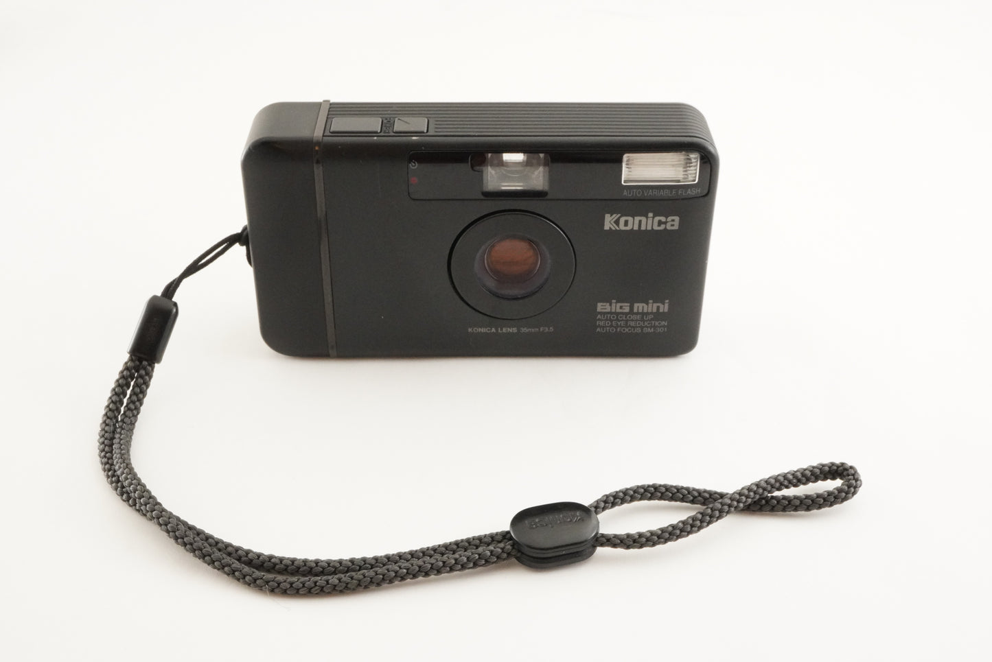 Konica Big Mini BM-301 Black Point & Shoot Film Camera from Japan #2796