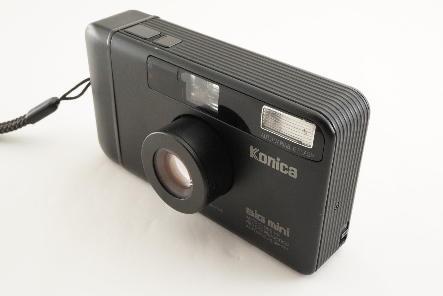 Konica Big Mini BM-301 Black Point & Shoot Film Camera from Japan #2796