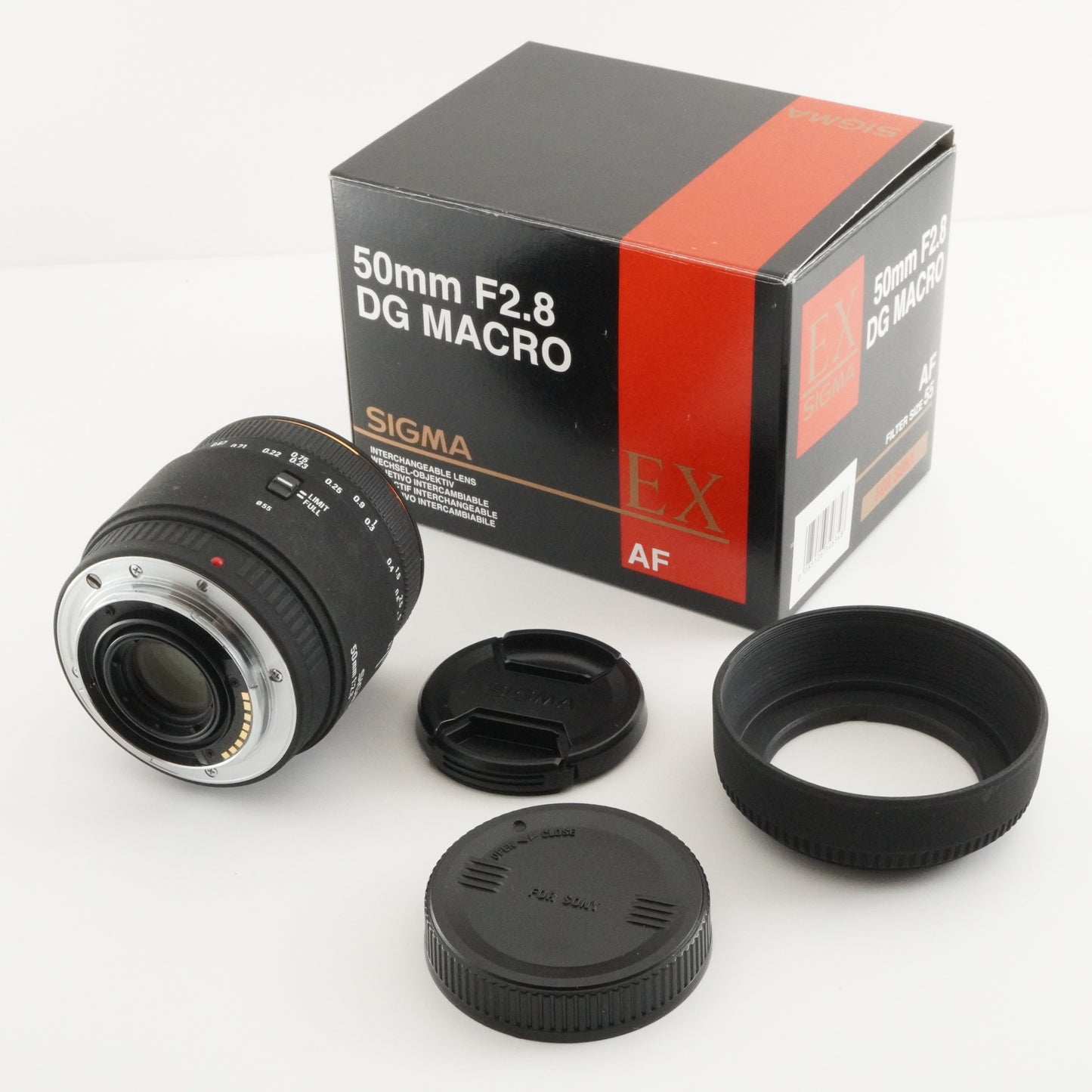 SIGMA 50mm F2.8 DG MACRO In Box For Sony Minolta A Mount Lens from Japan #4380
