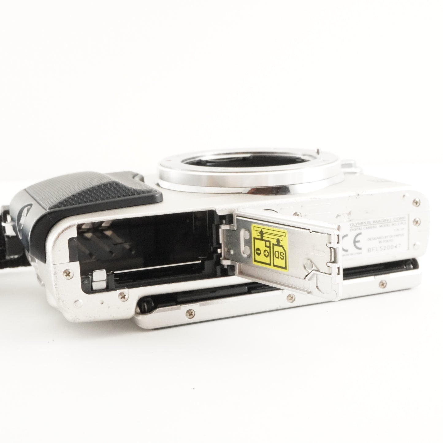 OLYMPUS PEN Lite E-PL5 Silver + M.ZUIKO 14-42mm + 40-150mm from Japan #4599