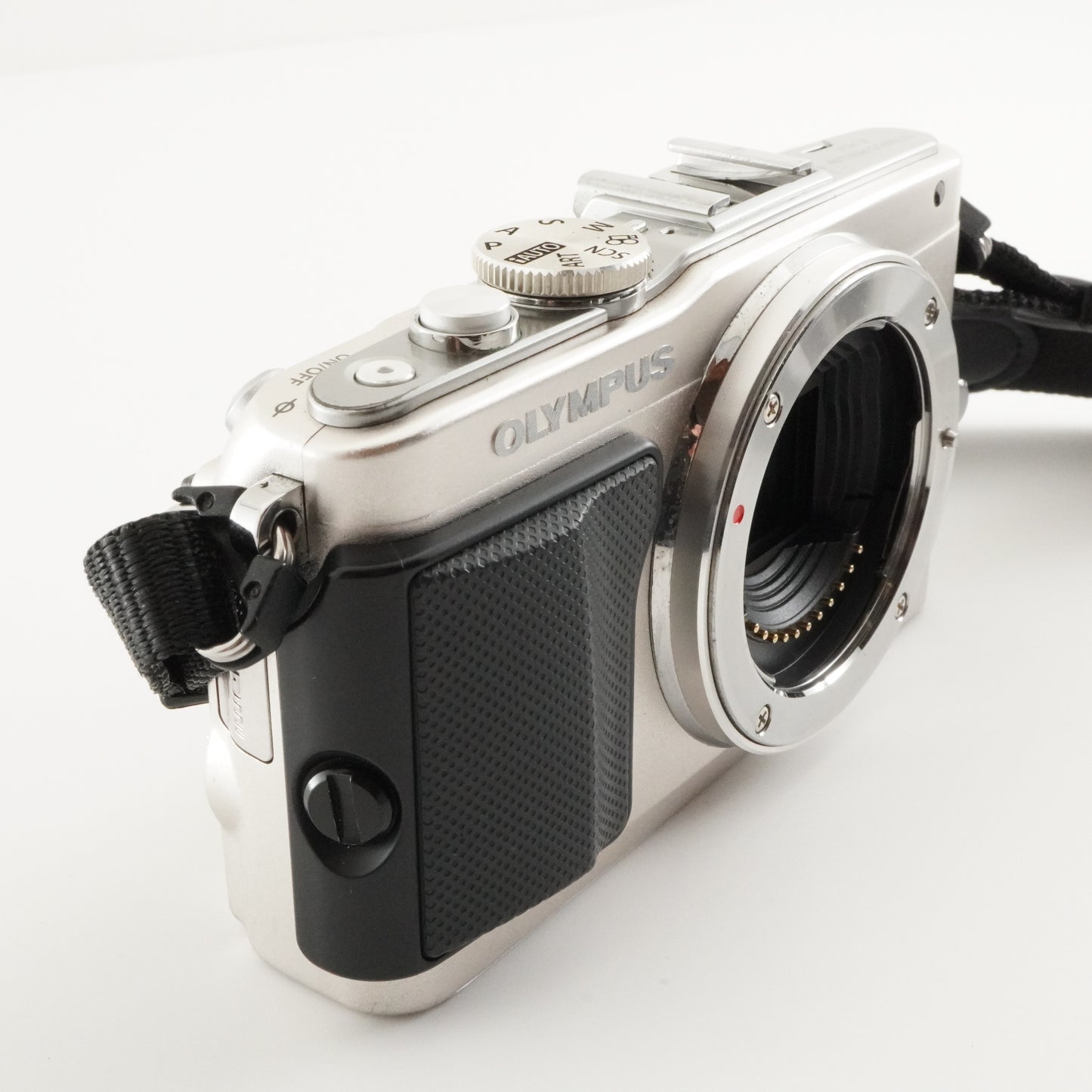 OLYMPUS PEN Lite E-PL5 Silver + M.ZUIKO 14-42mm + 40-150mm from Japan #4599