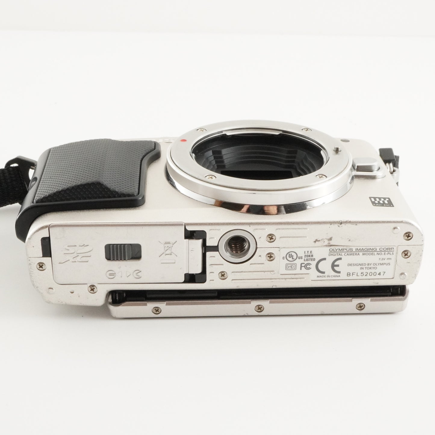 OLYMPUS PEN Lite E-PL5 Silver + M.ZUIKO 14-42mm + 40-150mm from Japan #4599