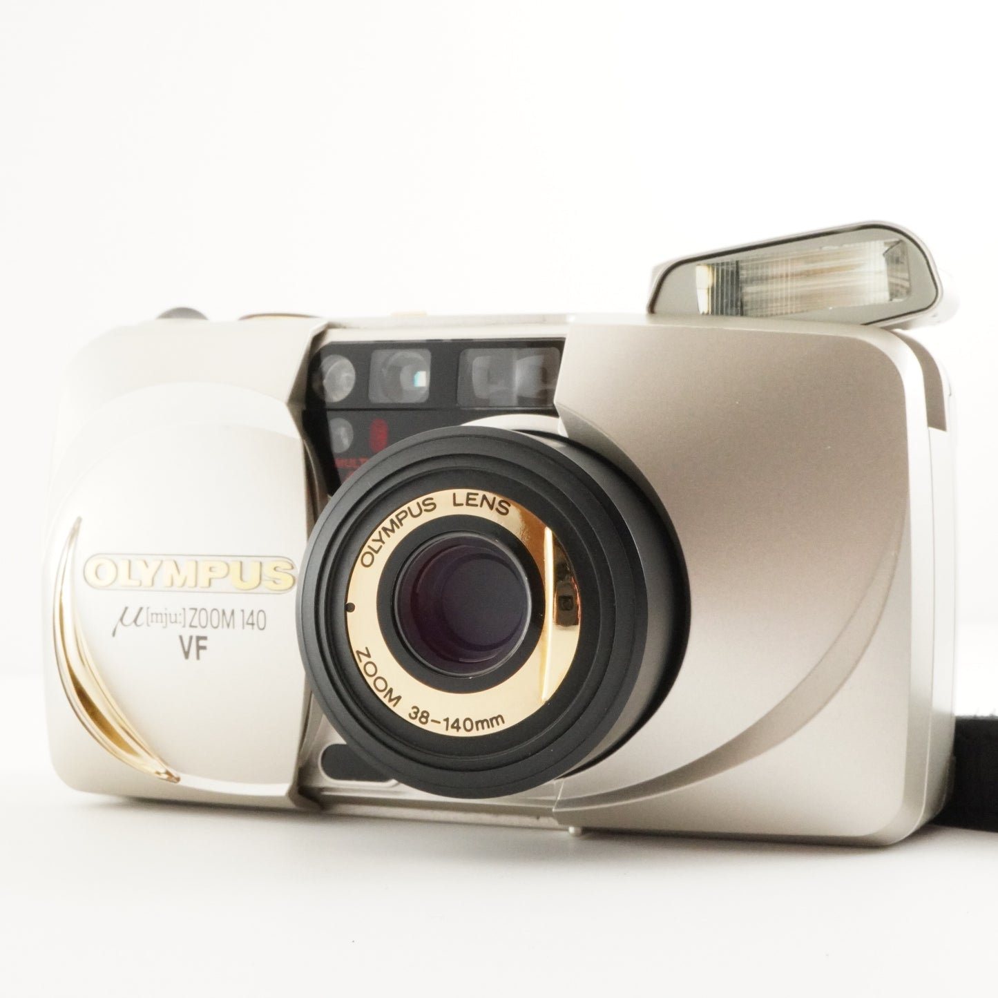 OLYMPUS mju [mju:] ZOOM 140 VF + Case Point & Shoot Film Camera from Japan #4238