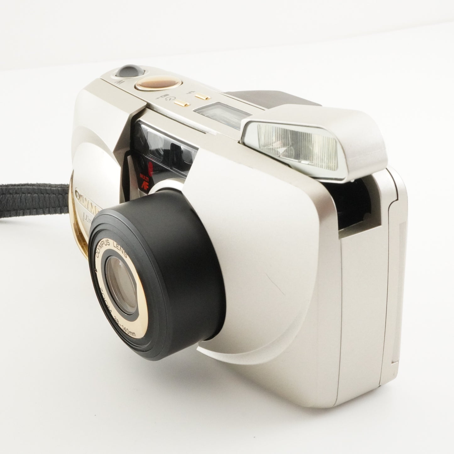 OLYMPUS mju [mju:] ZOOM 140 VF + Case Point & Shoot Film Camera from Japan #4238