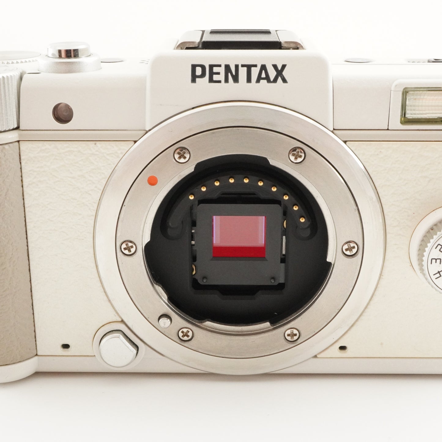 [S/C 2,733] PENTAX Q White + 8.5mm F1.9 + 5-15mm + 4GB SD Card from Japan #4318