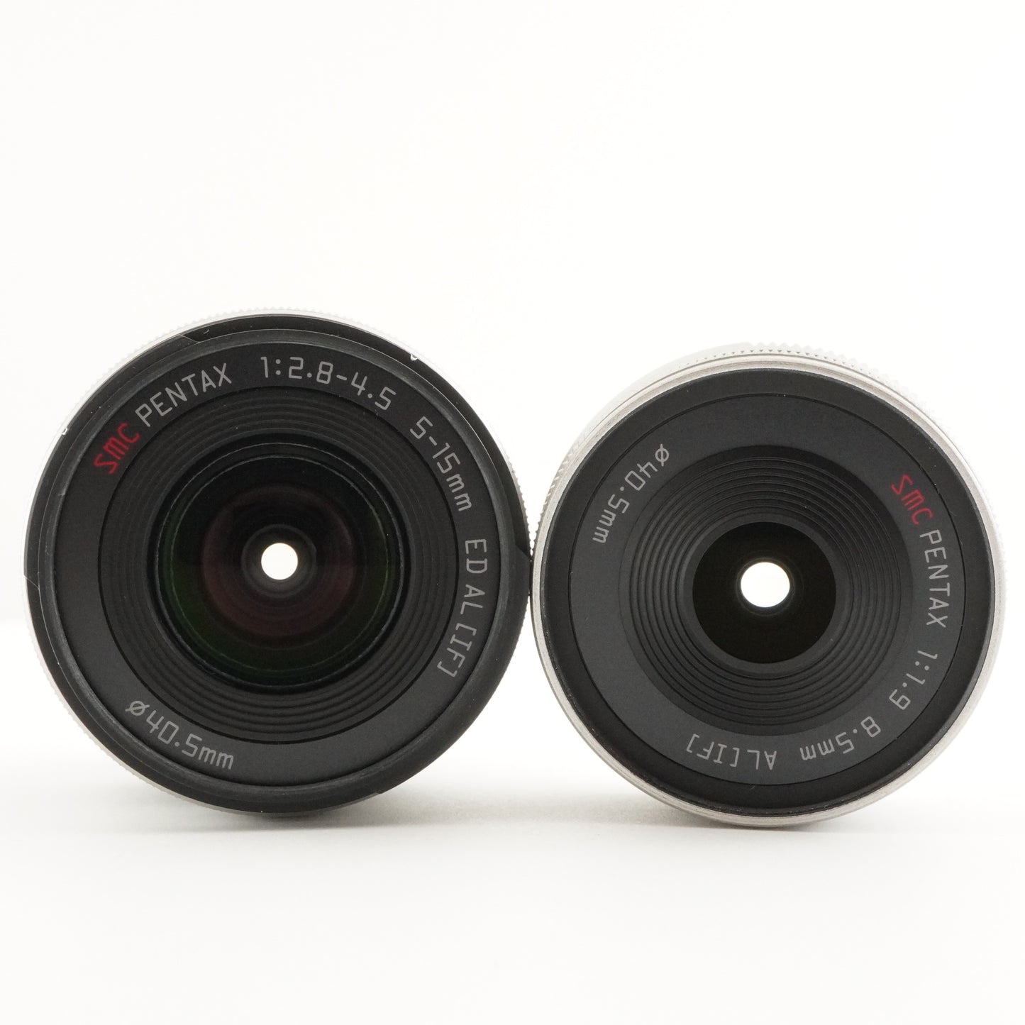 [S/C 2,733] PENTAX Q White + 8.5mm F1.9 + 5-15mm + 4GB SD Card from Japan #4318