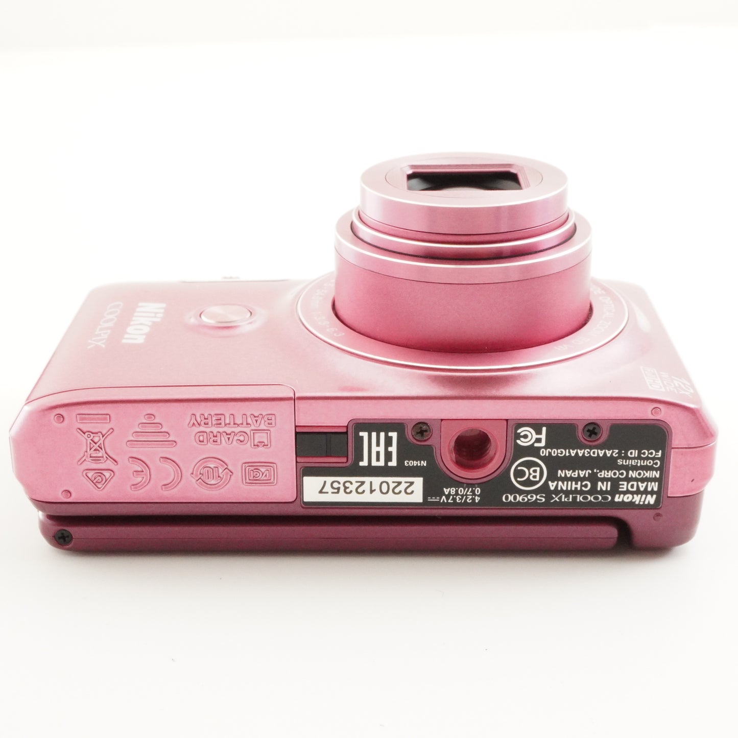 Nikon COOLPIX S6900 Pink With 4GB SDHC Card Digital Camera from Japan #6273