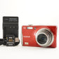 FUJIFILM FINEPIX F80 EXR Red With 4GB SDHC Card Digital Camera from Japan #2850