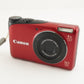 Canon PowerShot A2200 Red With 4GB SDHC Card Digital Camera from Japan #2839