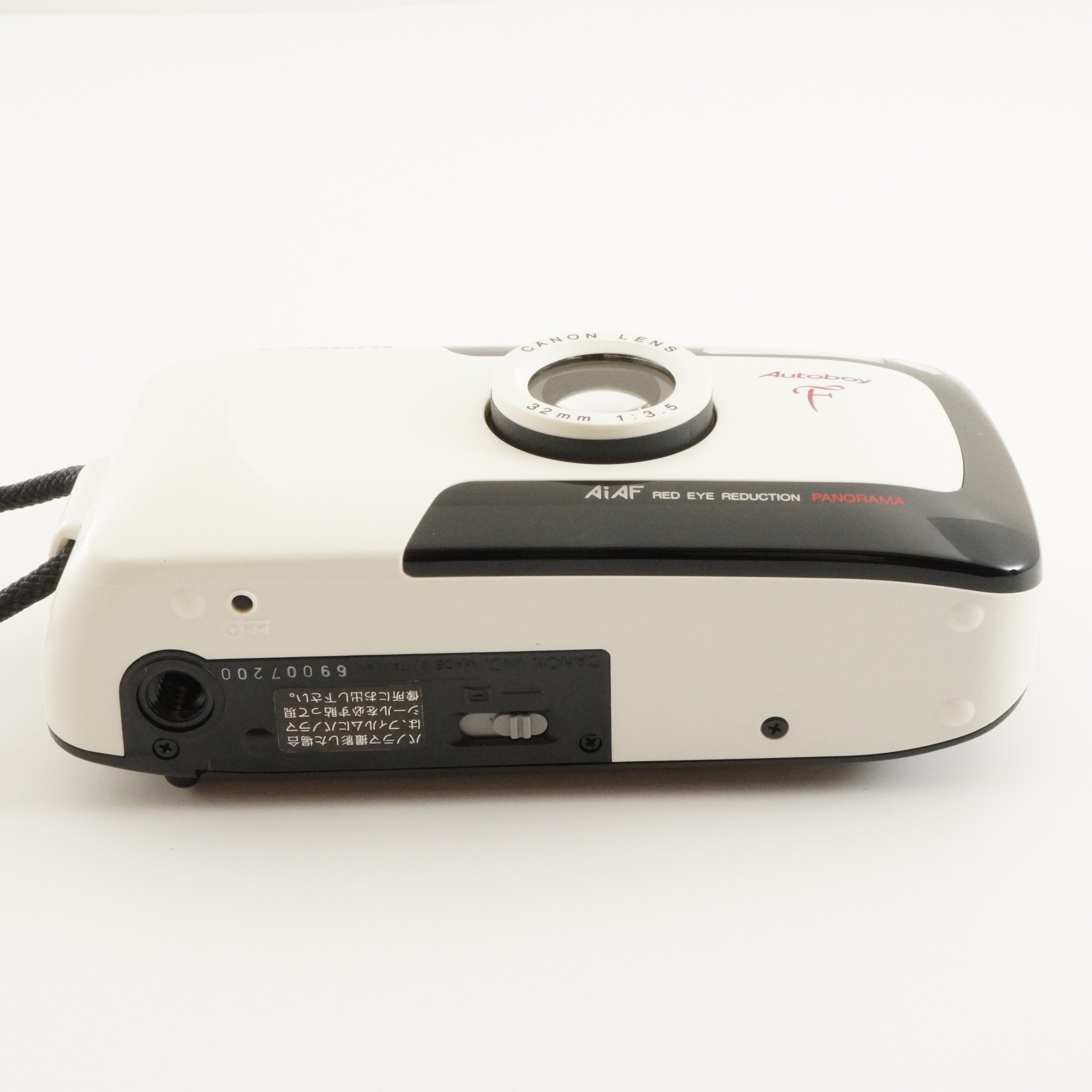 Canon Autoboy F White Panda Color Point & Shoot Film Camera from