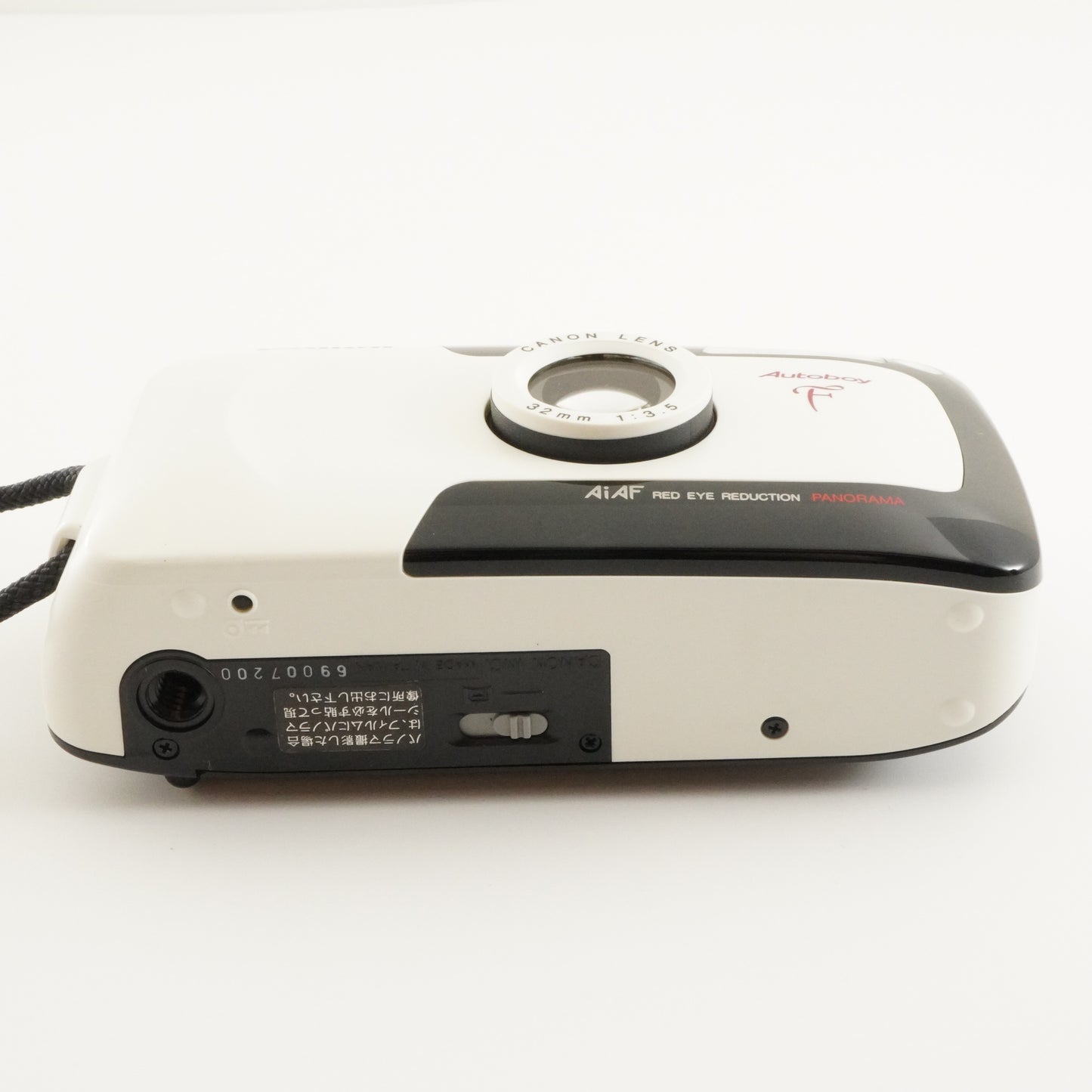 Canon Autoboy F White Panda Color Point & Shoot Film Camera from Japan #7323