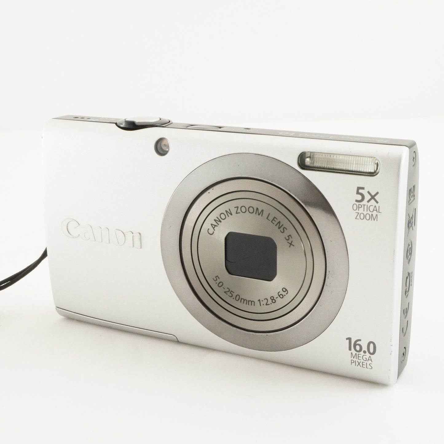 Canon PowerShot A2300 Silver With 4GB SDHC Card Digital Camera from Japan #2924