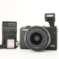Canon EOS M100 Black + EF-M 15-45mm +16GB SDCard Digital Camera from Japan #7328
