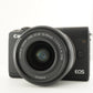Canon EOS M100 Black + EF-M 15-45mm +16GB SDCard Digital Camera from Japan #7328