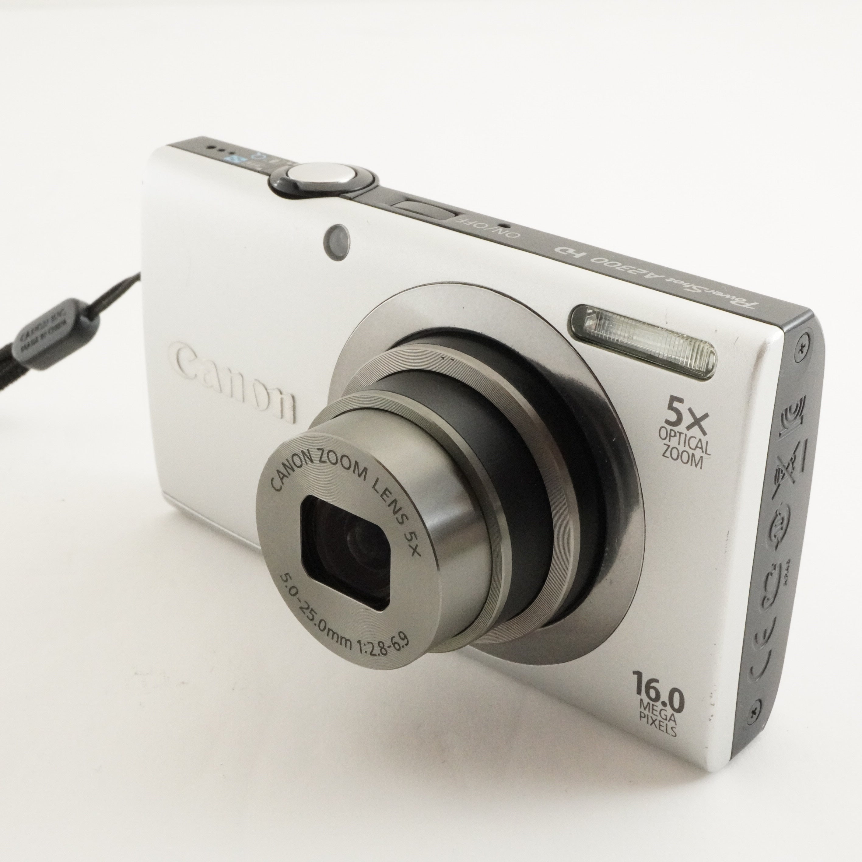 Canon PowerShot A2300 Silver With 4GB SDHC Card Digital