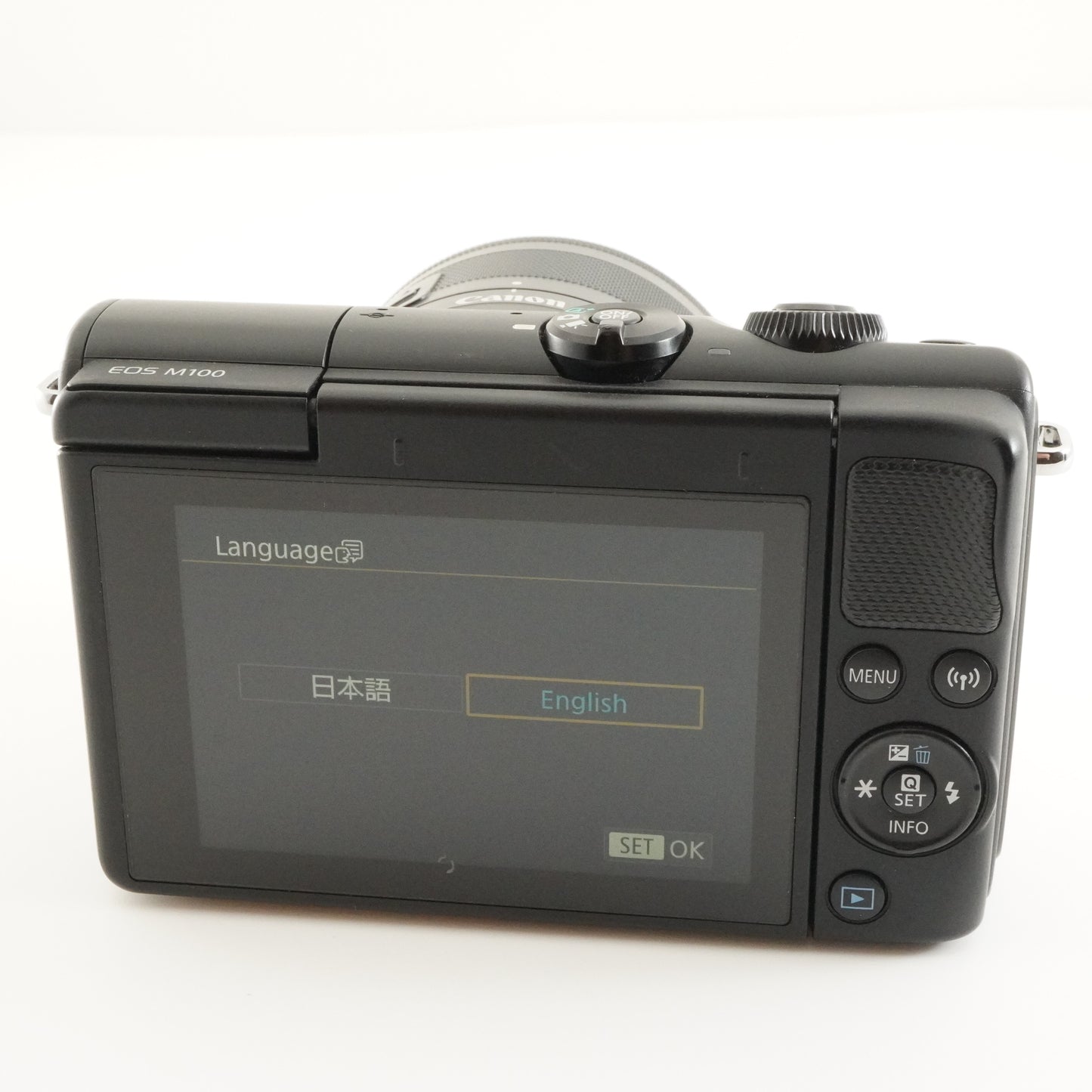 Canon EOS M100 Black + EF-M 15-45mm +16GB SDCard Digital Camera from Japan #7328