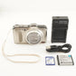 FUJIFILM FINEPIX F600 EXR Gold + 4GB SDHC Card Digital Camera from Japan #6921