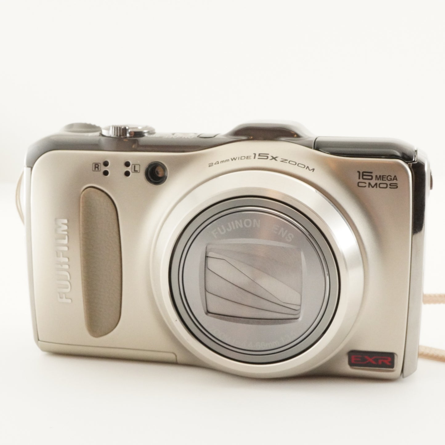 FUJIFILM FINEPIX F600 EXR Gold + 4GB SDHC Card Digital Camera from Japan #6921