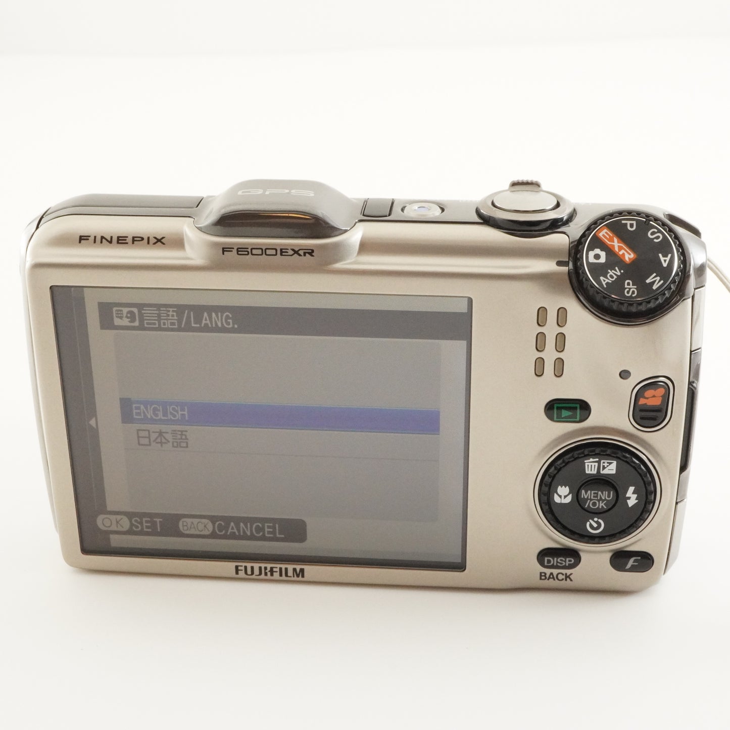 FUJIFILM FINEPIX F600 EXR Gold + 4GB SDHC Card Digital Camera from Japan #6921