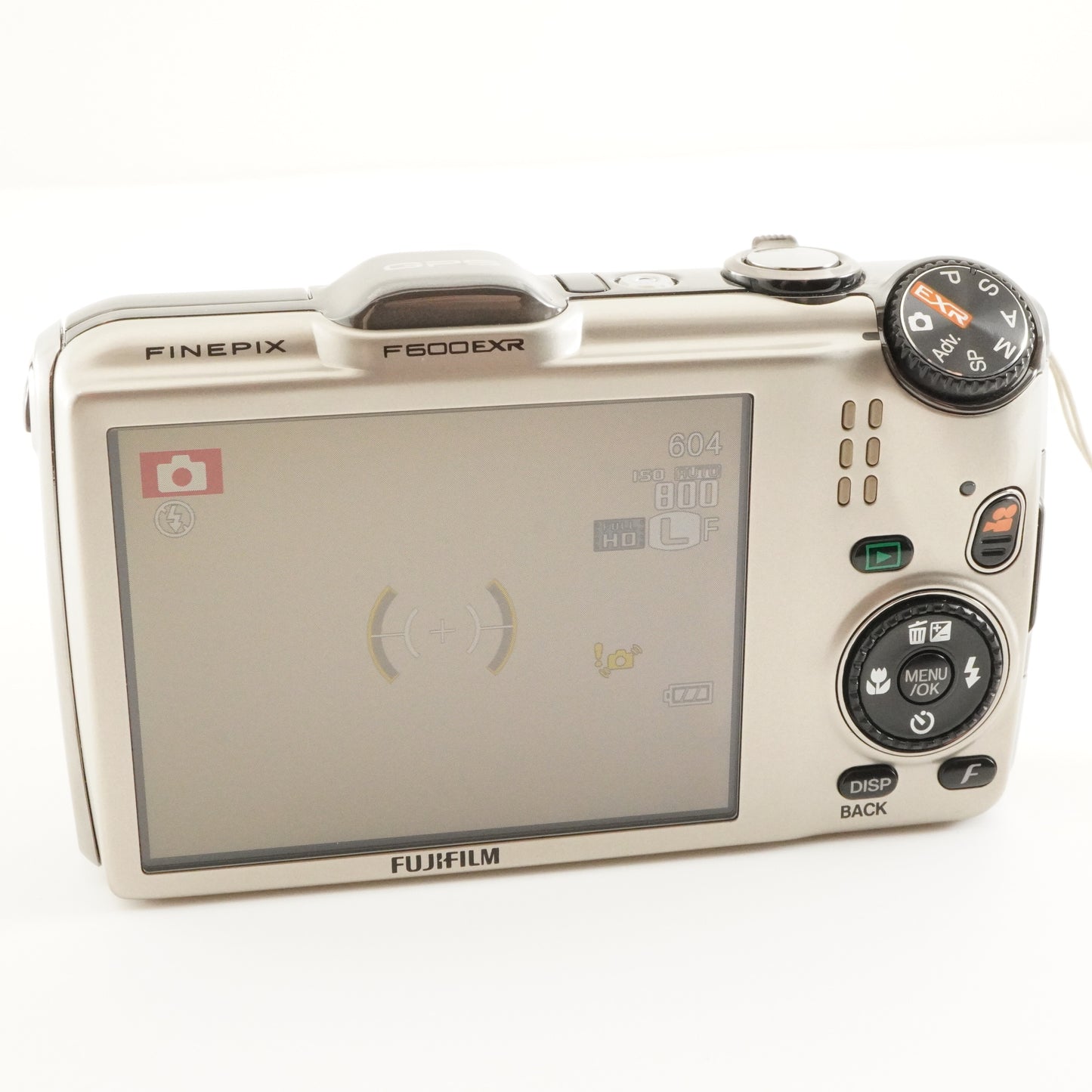 FUJIFILM FINEPIX F600 EXR Gold + 4GB SDHC Card Digital Camera from Japan #6921