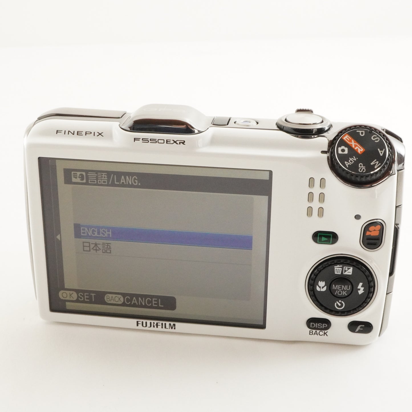 FUJIFILM FINEPIX F550EXR White + 4GB SDHC Card Digital Camera from Japan #2903