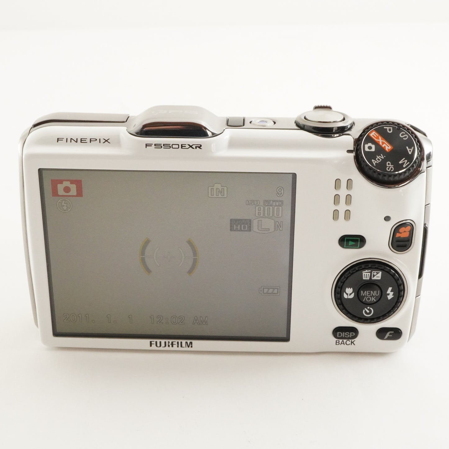 FUJIFILM FINEPIX F550EXR White + 4GB SDHC Card Digital Camera from Japan #2903