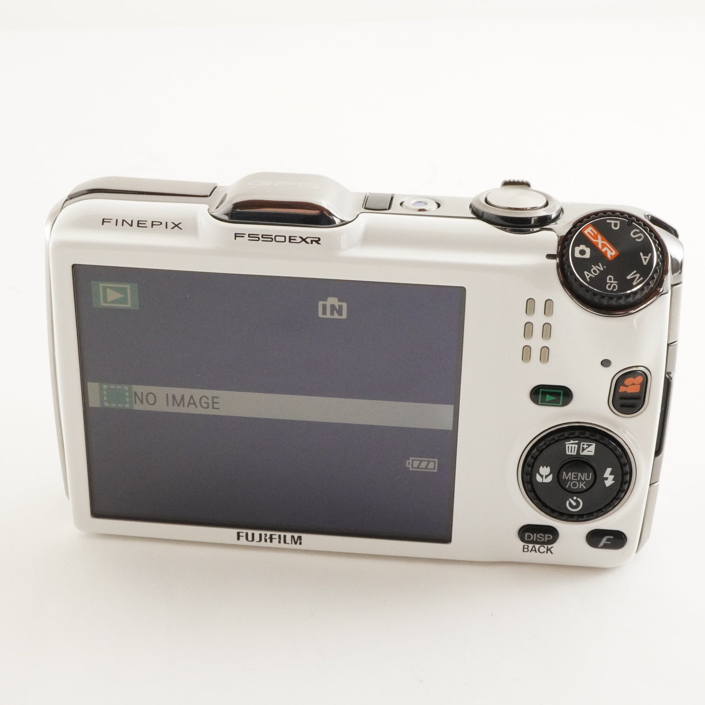 FUJIFILM FINEPIX F550EXR White + 4GB SDHC Card Digital Camera from Japan #2903