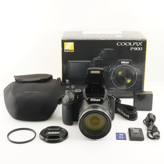 Nikon COOLPIX P900 In Box With 4GB SDHC Card Digital Camera from Japan #6258