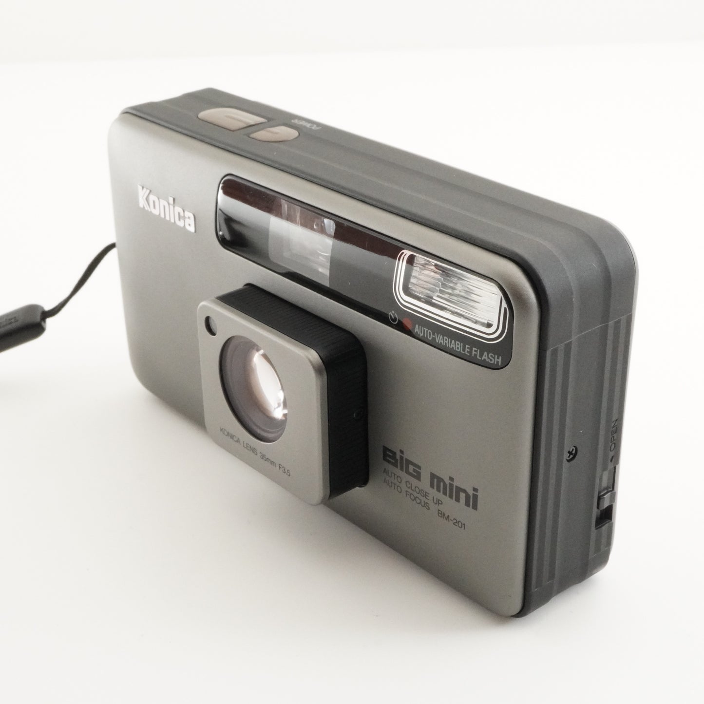 Konica BiG mini BM-201 With Case Point & Shoot Film Camera from Japan #4740