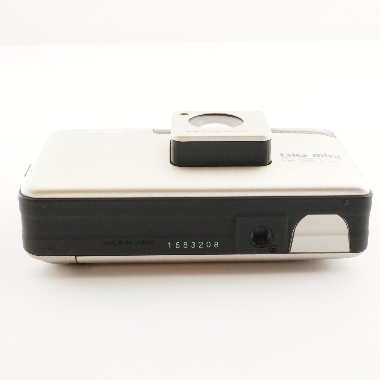 Konica BiG mini BM-201 Silver Point & Shoot Film Camera from Japan #4695