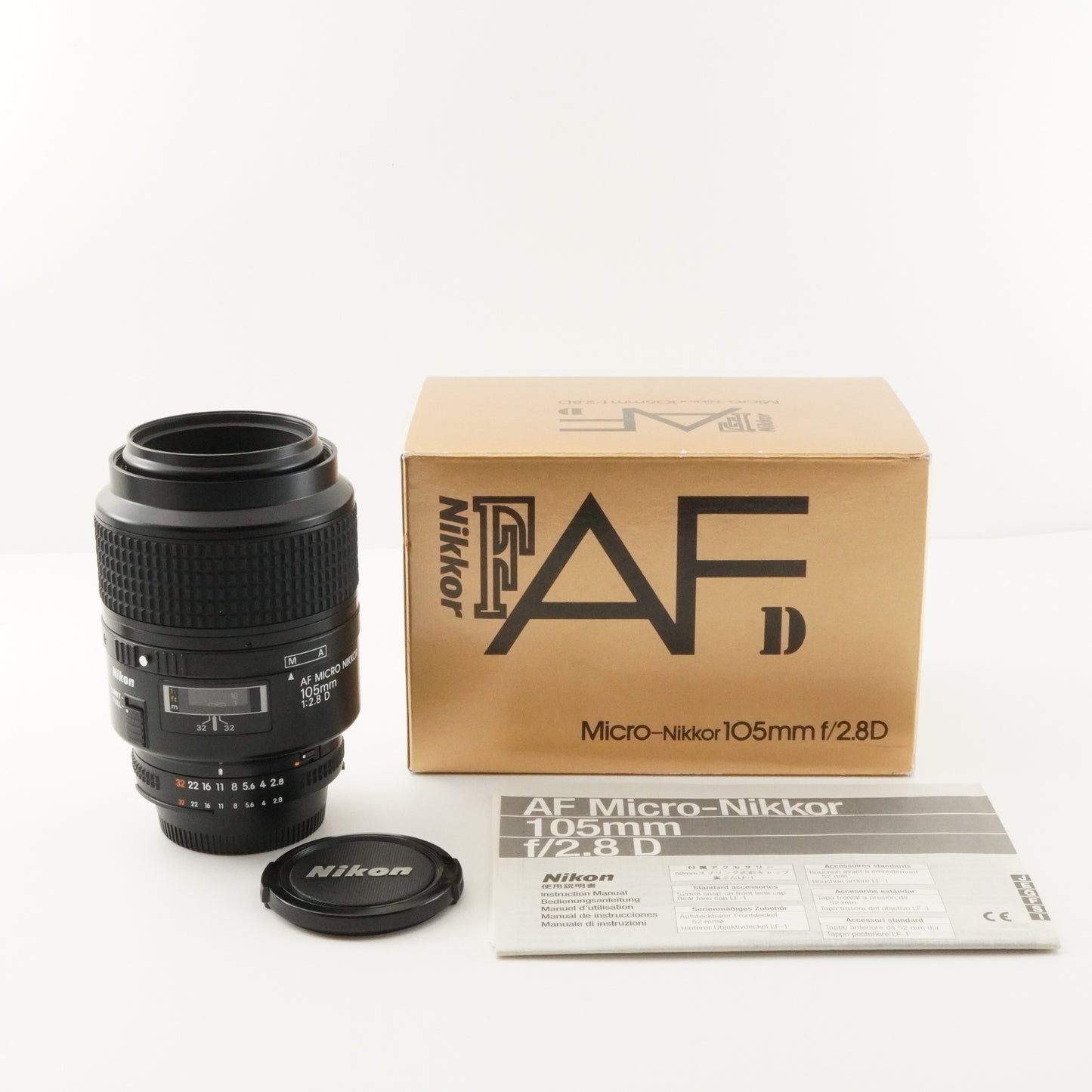 Nikon AF MICRO NIKKOR 105mm F2.8 D In Box AF MACRO Lens from Japan #4907