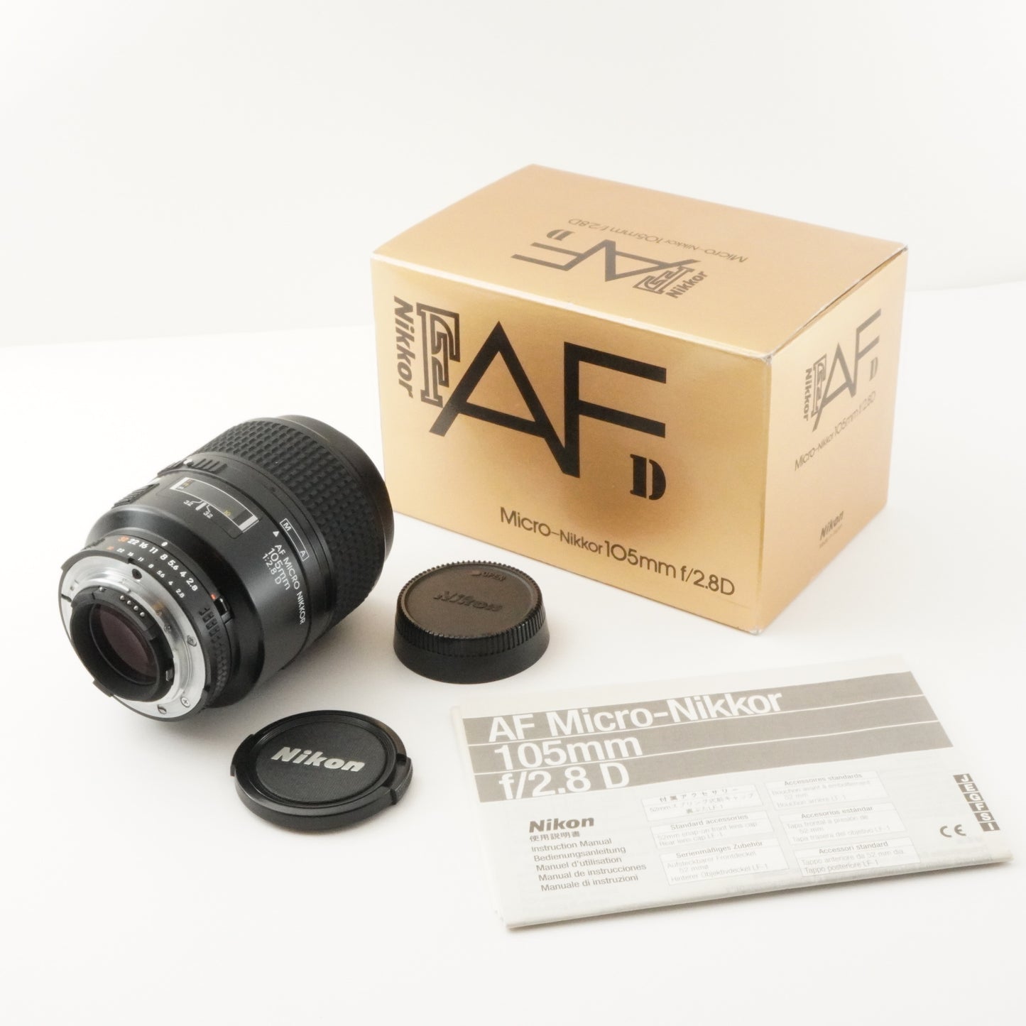 Nikon AF MICRO NIKKOR 105mm F2.8 D In Box AF MACRO Lens from Japan #4907