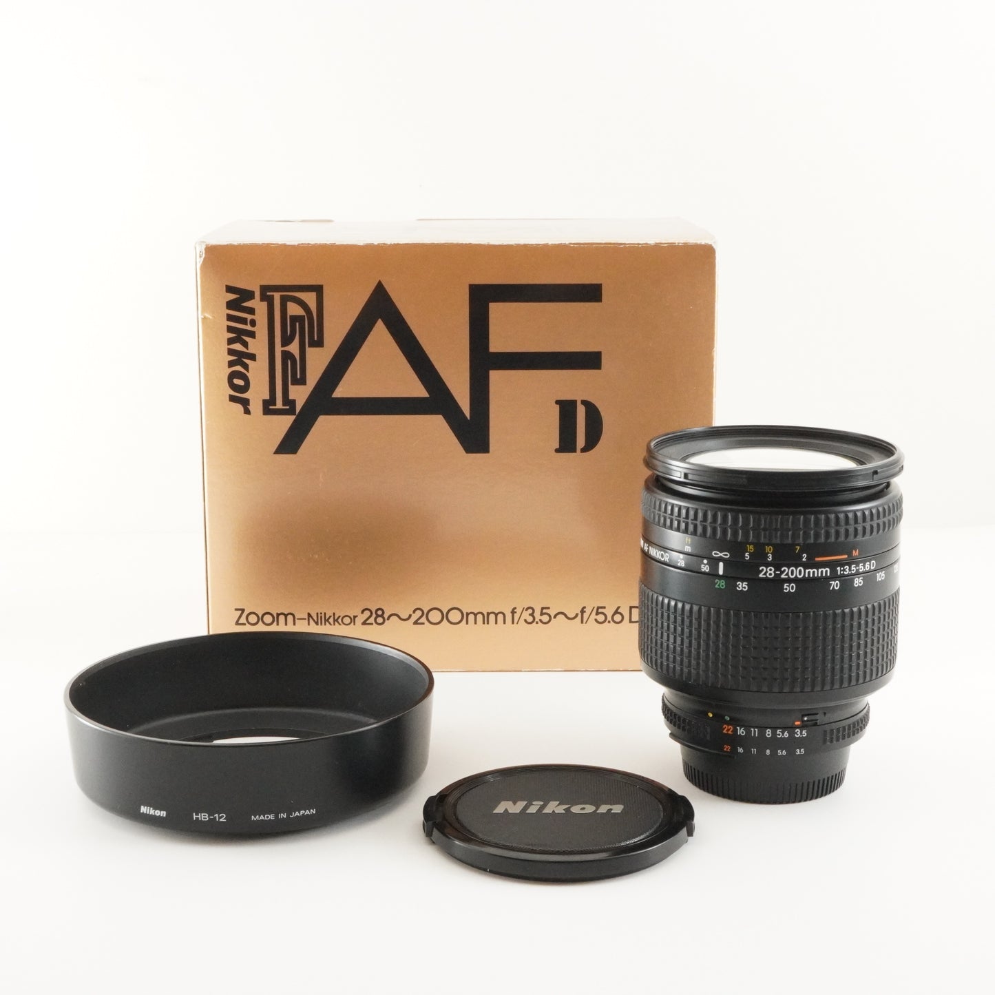 Nikon AF NIKKOR 28-200mm F3.5-5.6 D In Box AF ZOOM Lens from Japan #4588