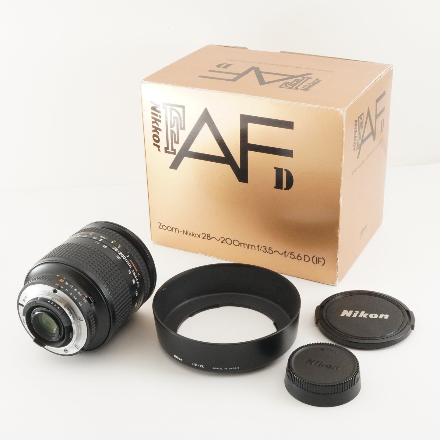 Nikon AF NIKKOR 28-200mm F3.5-5.6 D In Box AF ZOOM Lens from Japan #4588